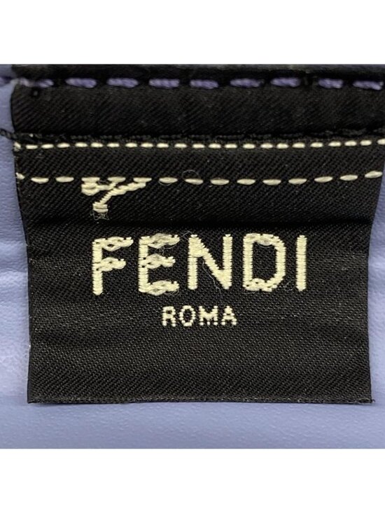 Fendi Tote Basket Small Light Blue Leather - Picture 9 of 15